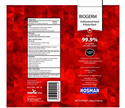 Hand Sanitizer Spray Biogerm Aerosol 300 Min Compressed